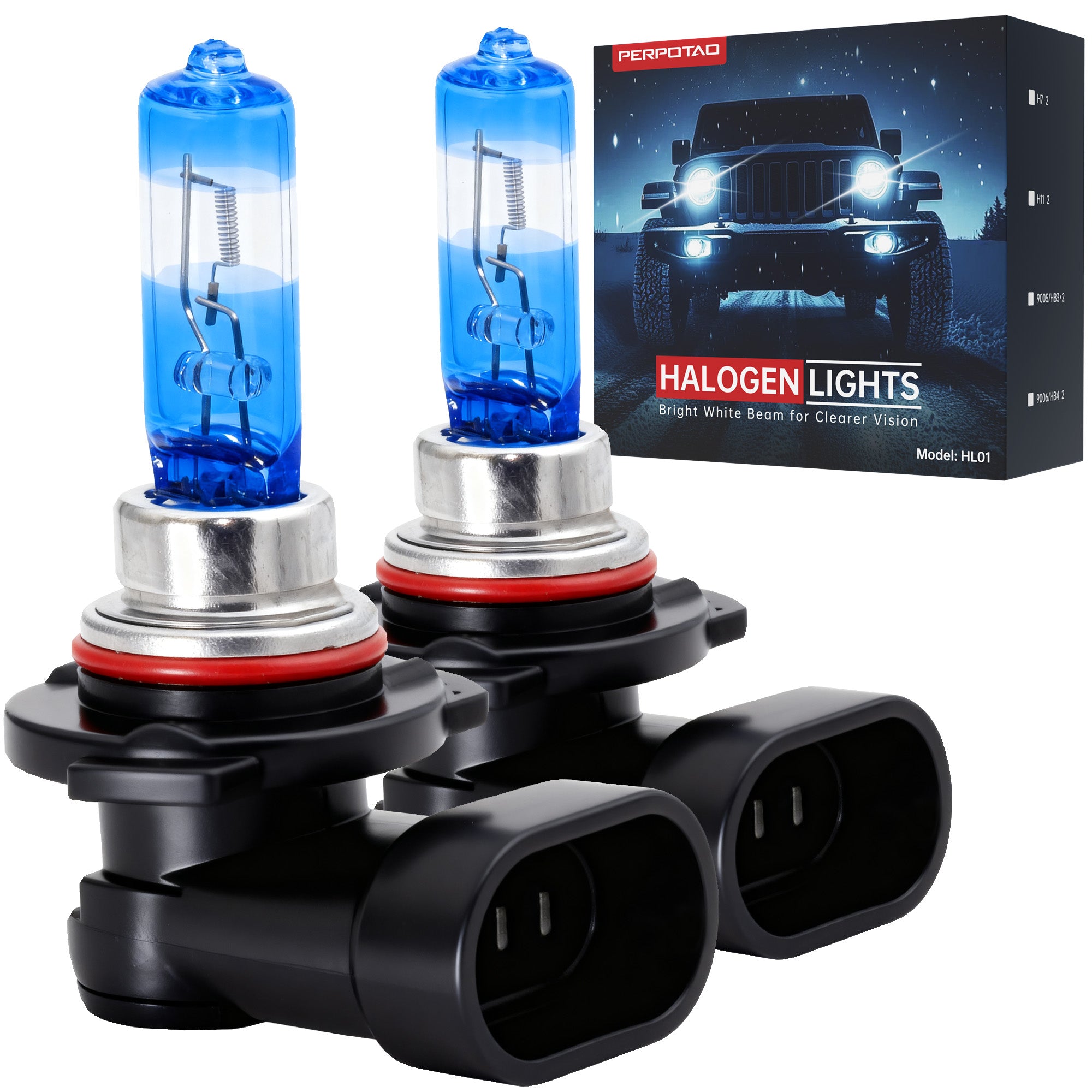 9005 Halogen bulbs – PERPOTAO